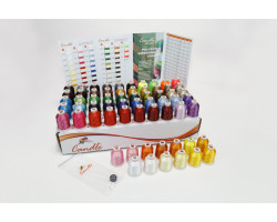 Embroidery Thread Set Box of 40 x 500m Candle Thread Embroidery Thread Set Box of 40 x 500m Candle Thread