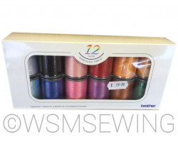 Brother 12 Satin Embroidery Thread Set