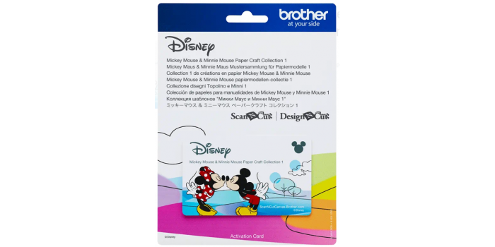 Brother ScanNCut Disney Mickey & Friends Paper Design Collection CADSNP01