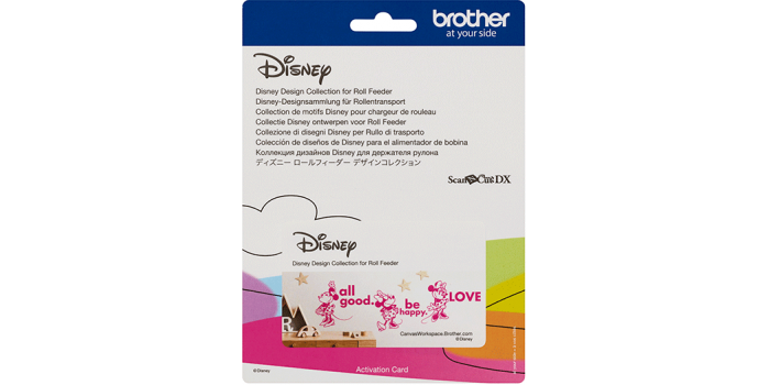 Brother ScanNCut Disney Design Collection for Roll Feeder CADXDSNP12