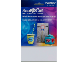 Brother ScanNCut Mini Printable Sticker Sheet Set CAPSSMINI1