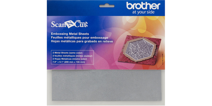 Brother ScanNCut Embossing Silver Sheets CAEBSSMS1