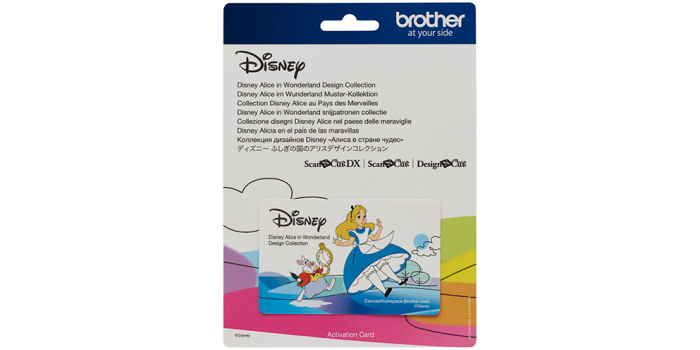 Brother ScanNCut Disney Alice in Wonderland Design Collection CADSNP09 