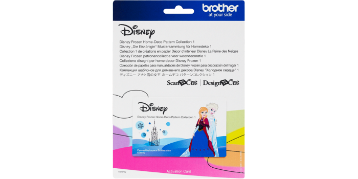 Brother ScanNCut Disney Frozen Home Deco Design Collection CADSNP04