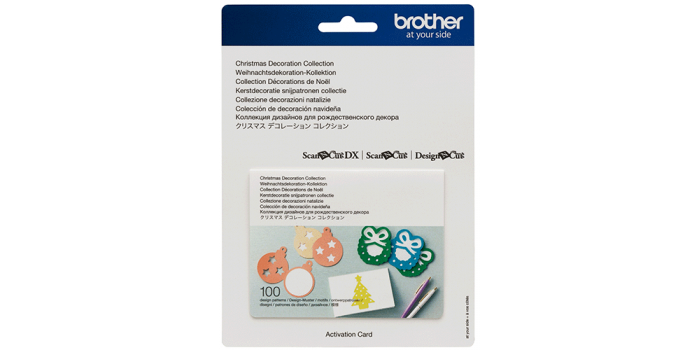 Brother ScanNCut Christmas Decoration Collection CACDCP01