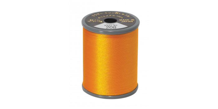 Brother Polyester Orange #208 Brother Polyester Orange #208