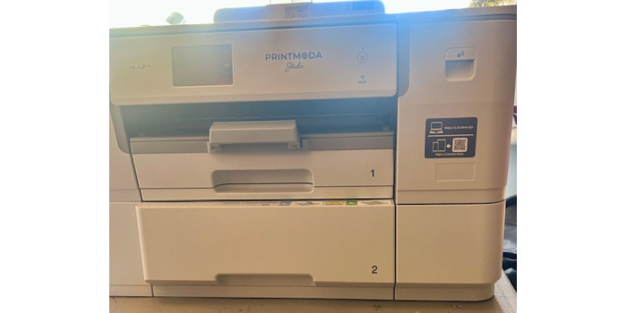 Customer Sale Brother HL-JF1 PrintModa Studio Fabric Printer