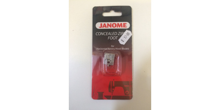 Janome Concealed Zipper Foot