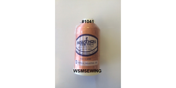 (#1041) Medium Apricot Standard Embroidery Thread