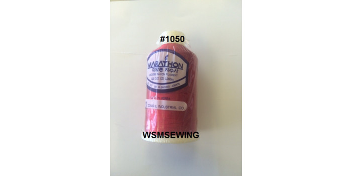 (#1050) Blood Red Standard Embroidery Thread