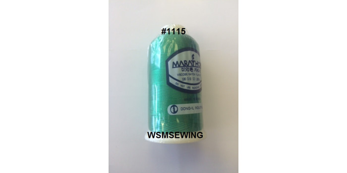 (#1115) Medium Green Standard Embroidery Thread