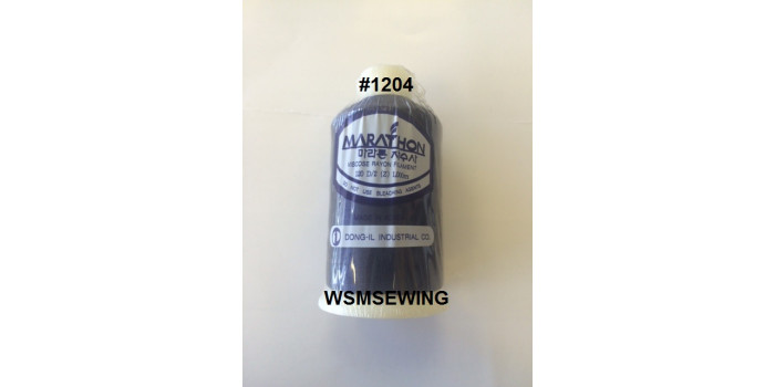 (#1204) Navy Blue Standard Embroidery Thread