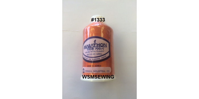 (#1333) Dark Orange Standard Embroidery Thread