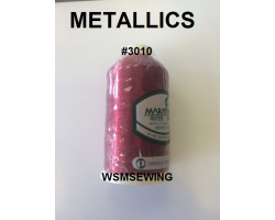 (#3010) Ruby Red Metallic Embroidery Thread