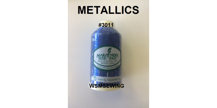 (#3011) Royal Blue Metallic Embroidery Thread