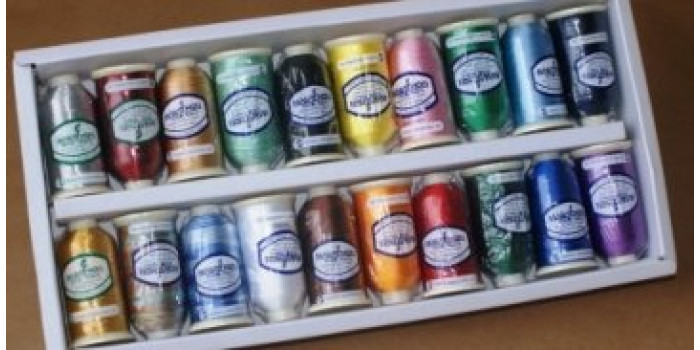 Pack of 20 Fusion Embroidery Threads