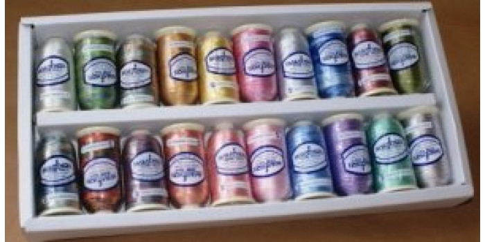 Pack of 20 Kaleidoscope Embroidery Threads