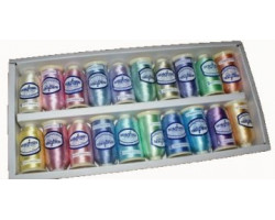Pack of 20 Pastel Embroidery Threads