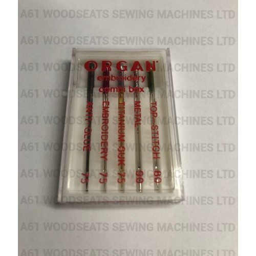 Organ Embroidery Combi Needles