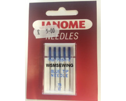 Janome Blue Tipped Needles - 75/11