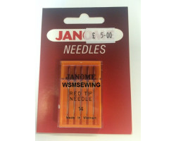 Janome Red Tipped Needles Size 14