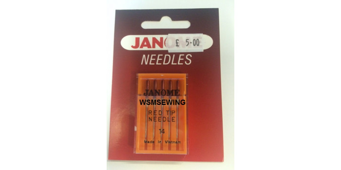 Janome Red Tipped Needles Size 14