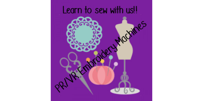 PR/VR Embroidery Machine Tuition