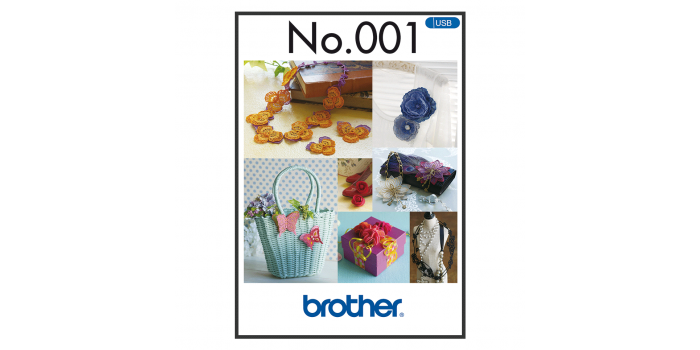 Brother 3D Combination Motifs Embroidery BLECUSB1 