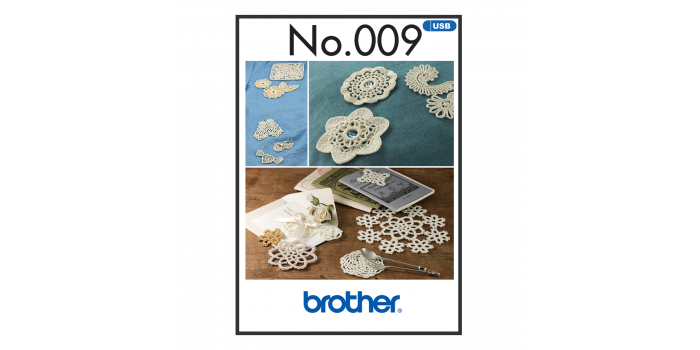 Brother Crochet Style Embroidery Collection BLECUSB9