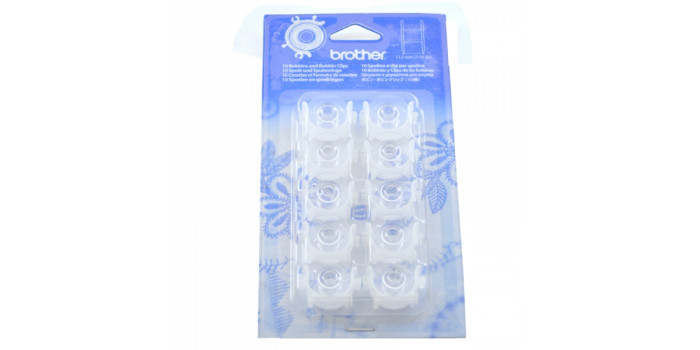 Brother Bobbins 11.5mm Including Clips