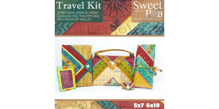 Sweet Pea Embroidery Designs CD - Travel Kit